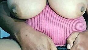 Indian Girl Teases with Juicy Hairy Pussy Display
