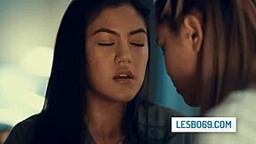 Damn Hot! Teen Lesbian Action with Alina Lopez and Kendra Spade!