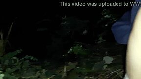Holy crap, I caught my stepmom pissing and masturbating outside! Lesbian Illusion Girls got wild.