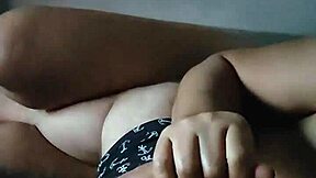 madastra jerks stepson while husband’s away, teasing until he bursts