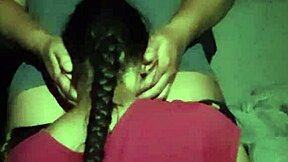 two rural girls sneak away for secret lesbian sex in hidden spot