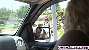 Holy Smokes! Wild Cougars Unleash in Kinky Foursome!