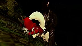 i’m lost in the forest with little red riding woof getting rough.