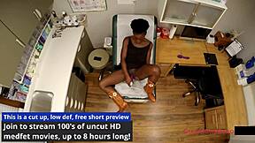 a stimulating exam with rina arem - wanna see this petite nurse play with toys in hospital? 😜