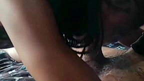 my teen 18+ girlfriend baby sister sucks my dick and fucks me hard