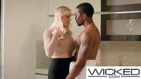 Wicked Blonde Busty Babe Gets Her Pussy FILLED WITH COCK!
