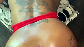 Fucked all inside my ass, can you handle this rough ebony action?
