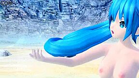 Hatsune Miku Nude Mod in Deep Sea Girl Project