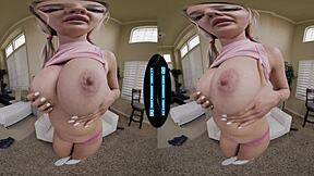 Your Wife Lacks Double Ds Like Mine. Fucking the Babysitter in VR!