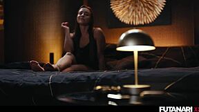 Josephine Jackson Blows Clemence Audiard in Futa Shemale Scene