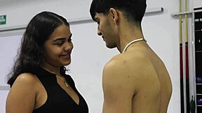 I taught my latina stepsis billiards then drilled her tight pussy
