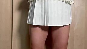 Japanese maid in uniform endures kinky anal training