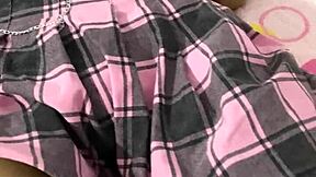 Damn, TEEN18 in Miniskirt Begs Her Master for ANAL Play in Hot Video!