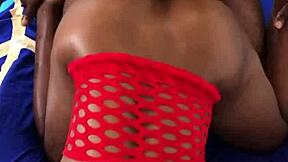 Hot Black Babe Takes Massive Cock Doggystyle. Can She Handle the Intense Ride with Her Neighbor?