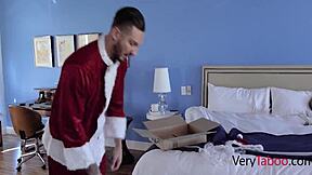 Stepdad as Saint Nick Delivers Dick to Ariana Marie