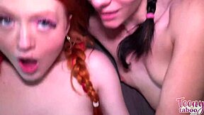 mr brogan CREAMPIES straberry fields in WILD 3SOME quickie