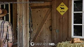 HD FantasyHD - Cowgirl Dani Daniels Rides Hard at Farm