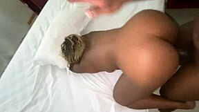 Yo, how does this black booty queen take hardcore doggystyle so well?