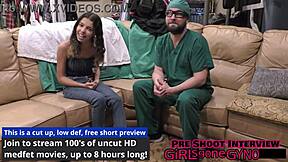 What’s with perv doctor Tampa giving Aria Nicole an enema backstage?