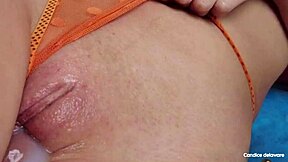 wow, check this panty rubbing with creamy cum finish 😍