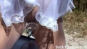 Watching Hot Lesbian Pantyhose Orgy Unfold
