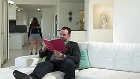 Isabel's Tight Asshole Stretches for Alex's Gigantic Cock Tonight