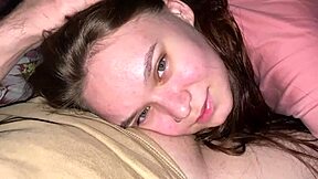 Unbelievable! Late night cream session with my stepdaughter is pure taboo magic