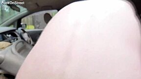 damn, real couple bangs hard in public parked car