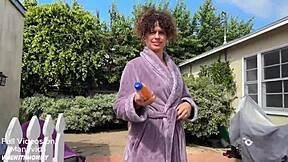 stepmom tricks with fake mtv cribs setup to seduce and ride hard