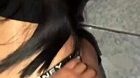 Colombian Babe Fucked Hard on Apartment Stairs While Neighbors Sleep