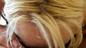 Ashley Lashae Can't Resist Sucking My Big Black Dick in Steamy Session