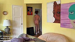 stepmom tricks with fake mtv cribs setup to seduce and ride hard