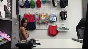 I Must Strip Search This Shoplifting Milf Thoroughly
