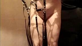 Hey, watch my slave in leather harness! She’s exposed outdoors on 2025-02-25.