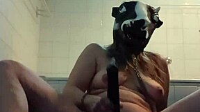 Slave F's intimate self-caress session