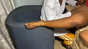 Office banging with sexy akwaibom student big ass
