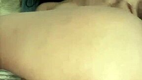 small wet pussy feels amazing with big black dildo inside