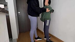 Lesbian Trainer Seduces Wife While Cuckold Husband Pays