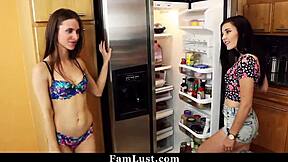 Two Tease and Fuck Step Brother in Wild POV Action