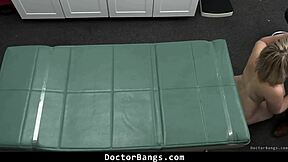 teen falls for doctor's unusual treatment in a free hospital consultation session