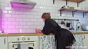 Anal Vibe Play in Kitchen with Skye Young 18+