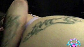 yo, check this big booty milf with huge cock action