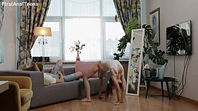 flexi nicole murkovski takes it rough in her tight ass during wild sex.