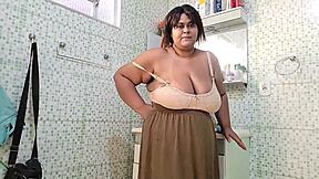 Wow, madrasta got a massive facial from her stepson!