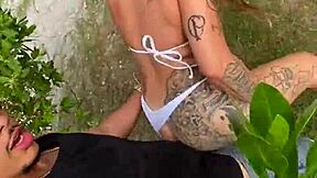 Blonde Spotted on Beach Gives Risky Outdoor Blowjob