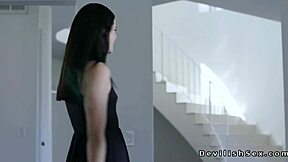 Dark Haired Teen Athlete Seduces Coach Hard!