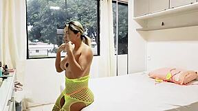 Caught making adult content, luna oliveira let vagninho take her ass. He filled it with cum after hardcore pounding.