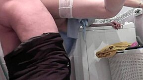 neighbor fucks blonde milf wife in shower