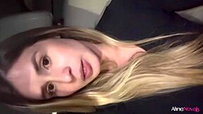 Hey, watch this blonde brazilian suck and ride with pure desire - aline novak