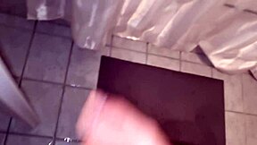 Amica in Shower Drives My Cock Wild with Moans and Handjob for Best Friend